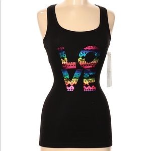 MUST GO!!! CLEANING OUT CLOSET!! NWT love tank top - Medium